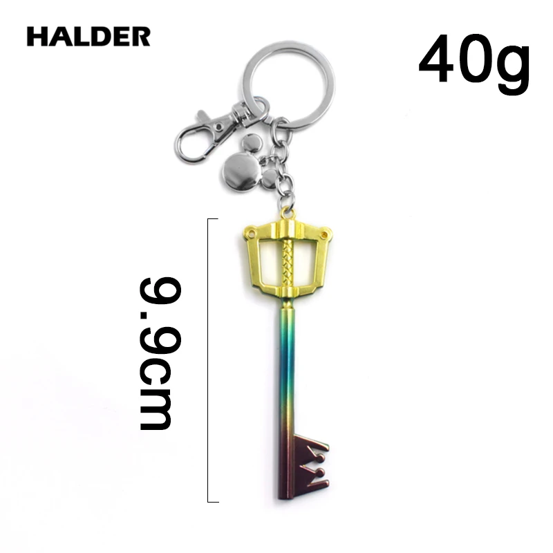 Halder японской игры Kingdom ключ от сердца Keyblade оружие Новинка Подвеска из металлического сплава аксессуары для ключей брелок кольцо для ключей