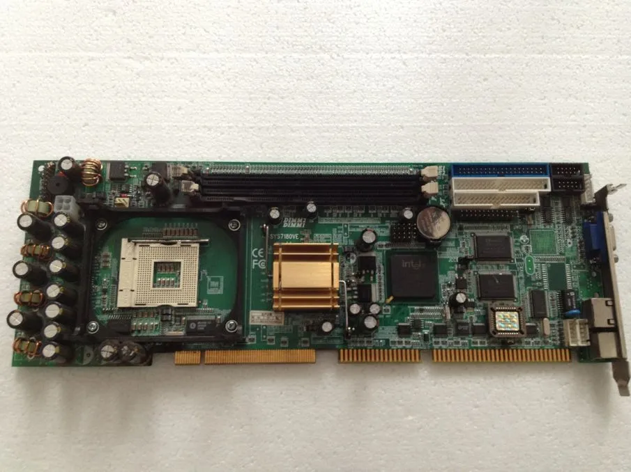 Disassemble For SYS-7180VE Industrial Motherboard 100% tested perfect quality 865 motherboard disassemble 775 needle motherboard ddr1 fully integrated cpu small second hand 100% tested perfect quality