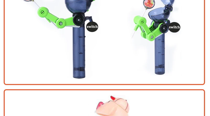 2018 Newest Robot Lollipop Holder Novelty Toys Save Candy Sugar For Children Kids Gifts Creative Glasses Pig Special Figure Fun _05