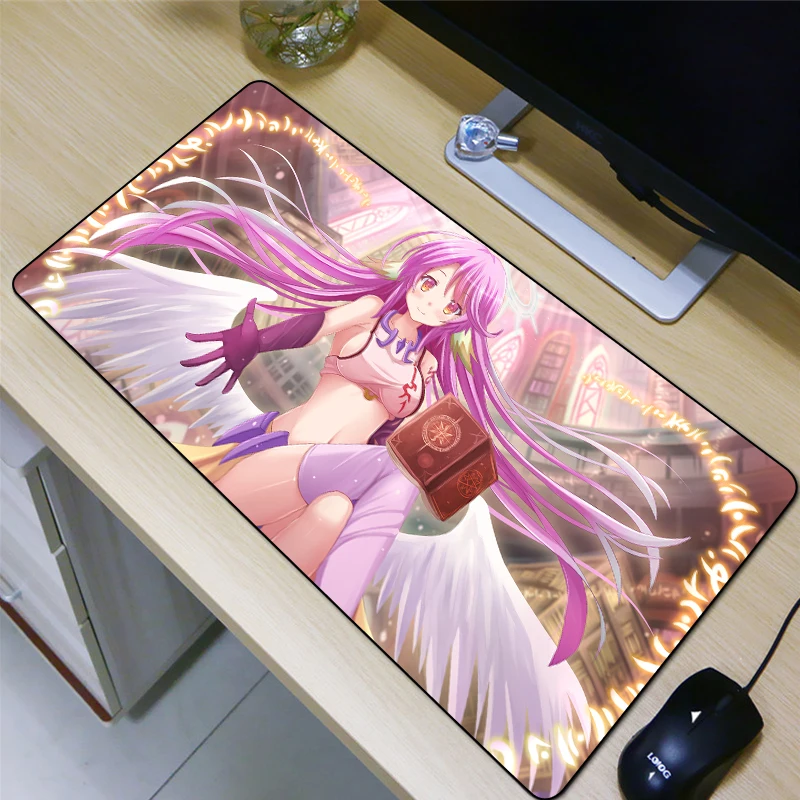 

FFFAS 80X40cm Girl game mouse pad Lovely magic girl HD pattern Cartoon style is likable Harmless natural rubber Worth buying XL