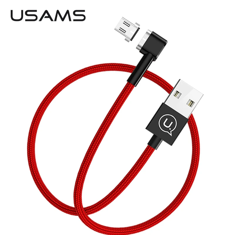 USAMS Cable 1.2m Braided Mobile Micro USB cable 2A Fast