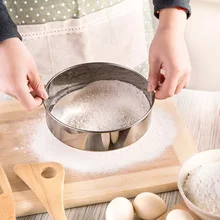 OTHERHOUSE Нержавеющая сталь сито для муки пшеничной муки Дуршлаг-сито порошок Экран Сетки Сита рукоятка принадлежности для приготовления кондитерских изделий