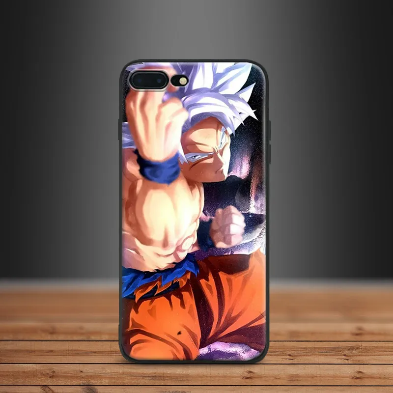 

Goku Ultra Instinct Silver Dragon Ball Super DBS Tpu Soft Silicone Phone Case Shell For Apple IPhone 5 5s SE 6 6s 7 8 Plus X 10