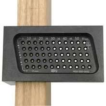 55 мм Scriber Деревообработка линейка l-типа маркировочная линейка; Деревообработка отверстие позиционирования скрещенный датчик алюминиевый линейка для плотника