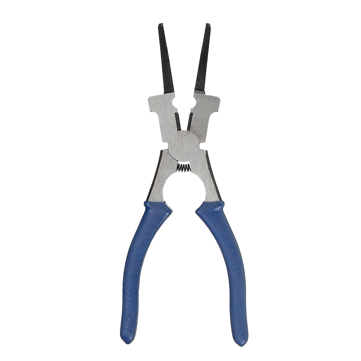 

Flat Mouth MIG Welding Pliers Insulated Handle Carbon Steel Multipurpose Tools Spring Loaded