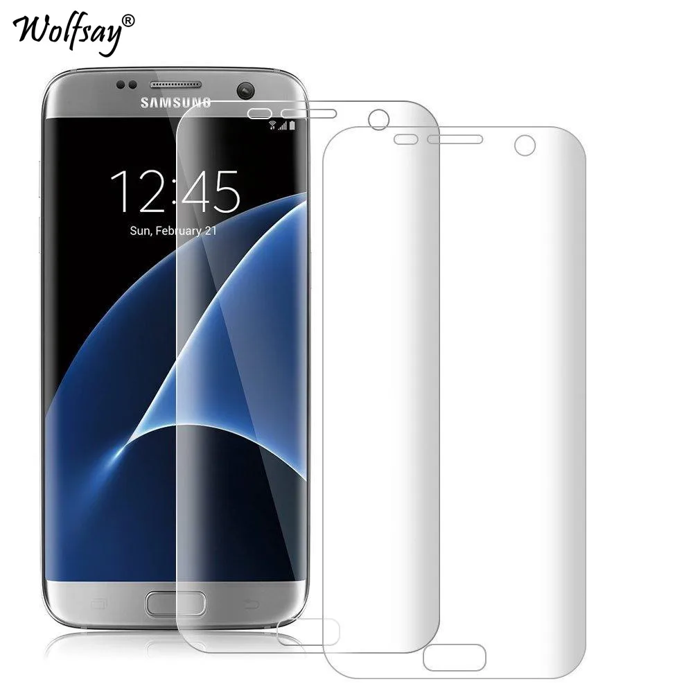 2pcs S7 Soft Edge TPU Film For Samsung Galaxy S7 Screen Protector for