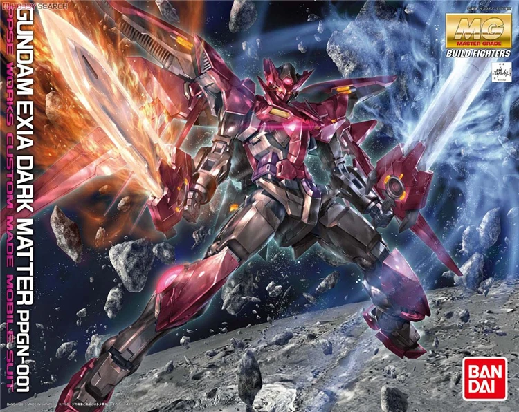 

Bandai GUNDAM 1/100 MG EXIA DARK MATTER Mobile Suit Assemble Model Kits Action Figures Plastic Model Toys