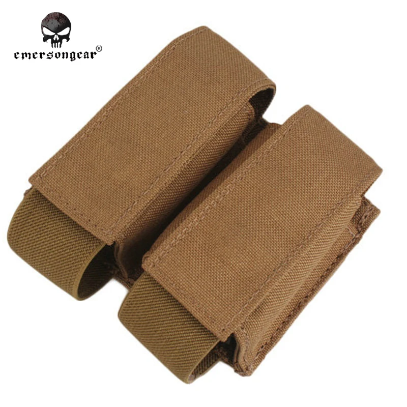 

Emersongear LBT Style 40mm Double Pouch Molle Emerson Tactical Military Airsoft Paintball Combat Gear EM6366 Multicam AOR2 nylon