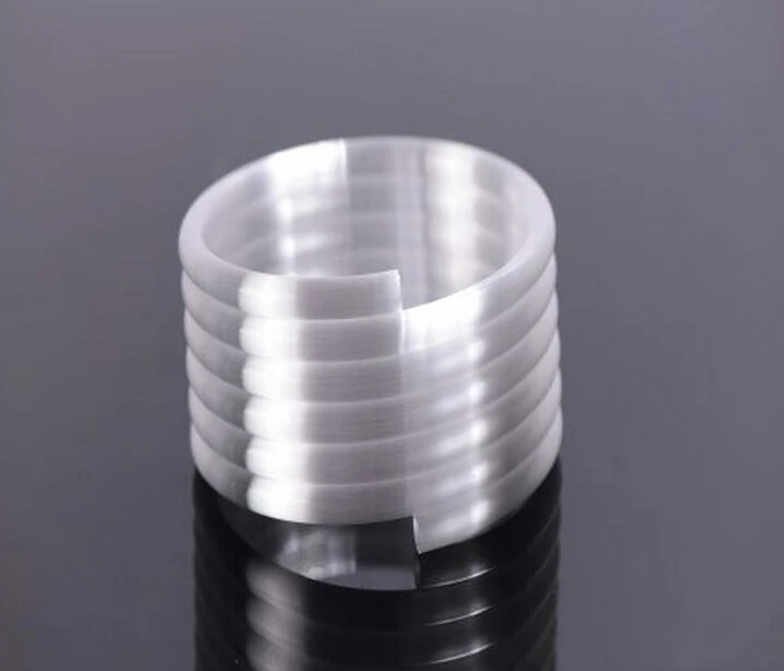 

High purity customize milky white helix quartz tube for Muffle furnace