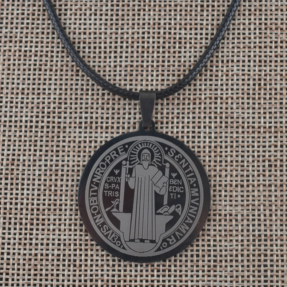 Римский патрон аннийо религиозная медаль Saint Benedict ожерелье для женщин badge VRSNSMV