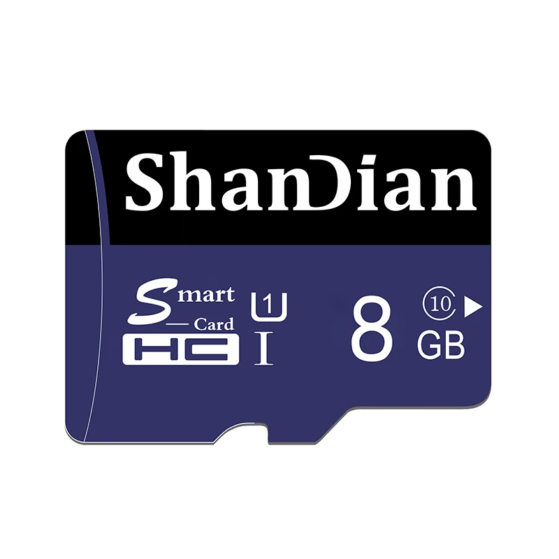 ShanDian новая карта micro sd 32 Гб 64 Гб 128 ГБ TF карта 16 ГБ 8 ГБ карта памяти TF внешний диск для камера смартфона - Емкость: 8GB class 10