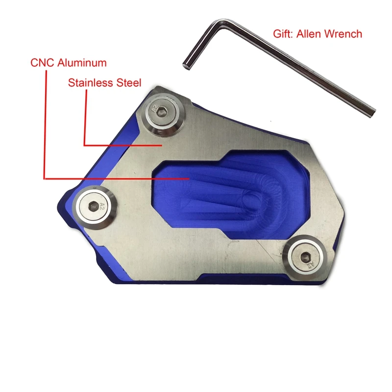 New For BMW R1200GS LC K50 2012-2016 R 1200 GS Adventure LC K51 2013-2016 Kickstand Side Stand Enlarger Extension Plate Pad (1)