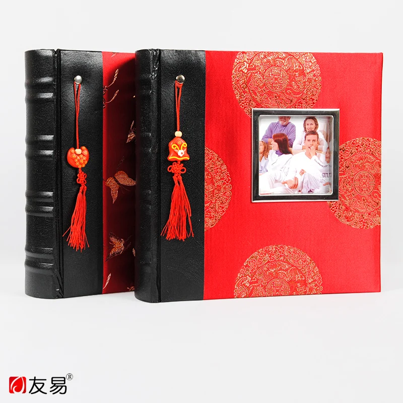 Wedding Gift Album 6 inch 200 Sheets Satin Cloth Embroidery Gift Series