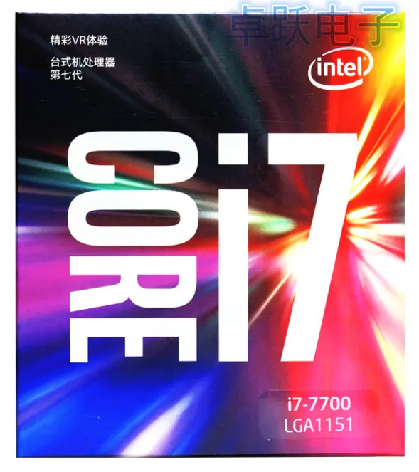 Процессор Intel Core 7 series процессор I7 7700 I7-7700 в штучной упаковке процессор LGA 1151-land FC-LGA 14 нанометров четырехъядерный процессор