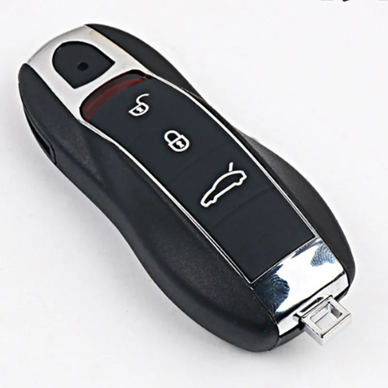 DAKATU 3/4 кнопочный ключ автомобиля в виде ракушки для Porsche Panamera Macan Cayman 911 718 Smart Remote случае ключ Замена - Количество кнопок: 3 Кнопки