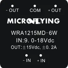 2 шт. WRA1215MD-6W 2 шт. лучшие модуль источника питания постоянного тока 12 v 15 V двойной выход изолированный boost