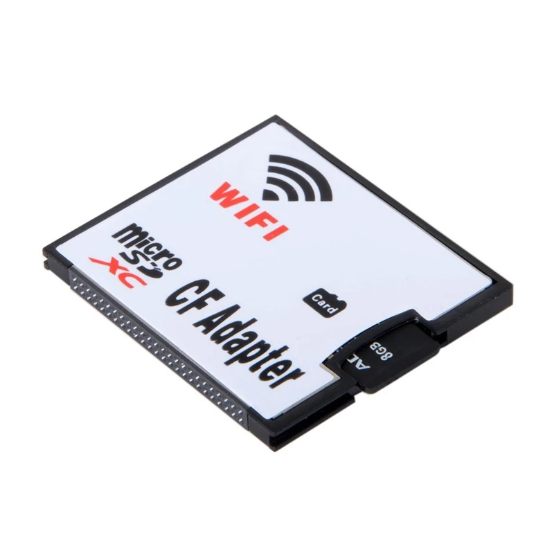 

WIFI Adapter Memory Card TF Micro-SD to CF Compact Flash Card Kit for Digital Camera