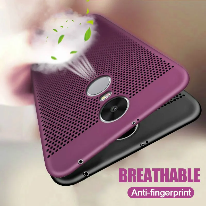 

Cooling Mesh Heat Dissipation Case For Xiaomi Mi CC9 CC9e 9 8 Lite F1 Redmi K20 7 Pro 7A Note 7 6 5 Pro 6A 5A 4X Hard PC Cover