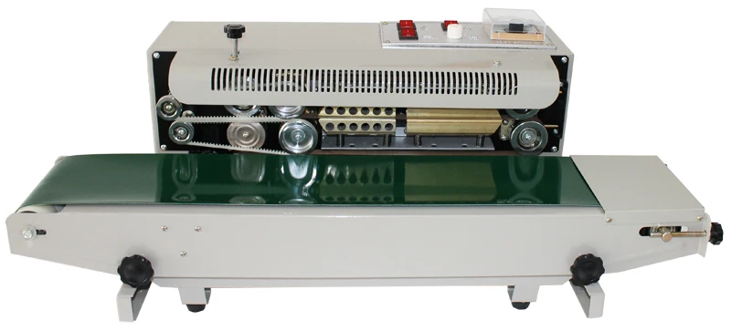 Free shipping FR-900 Continous plastic bag sealing machine, automatic sealer, aluminum foil package sealing machine