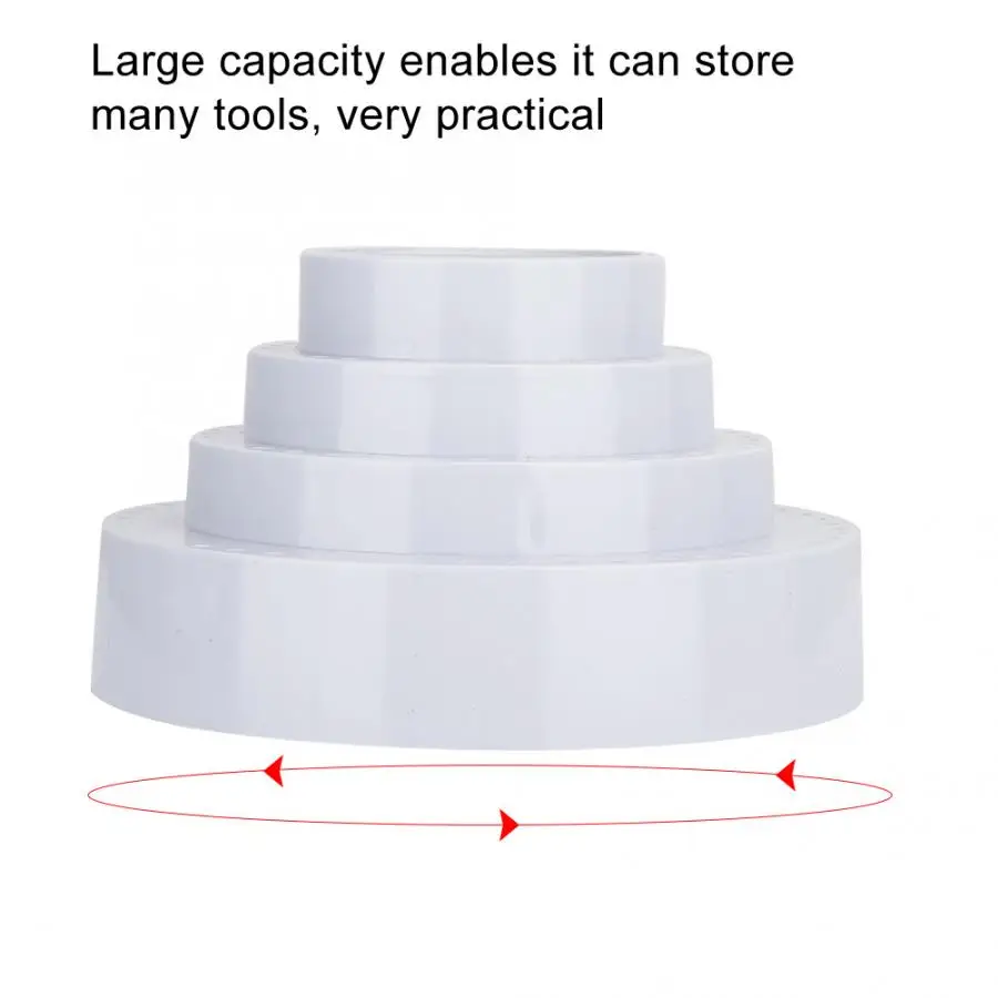 Профессиональный вращающийся круглый чехол для хранения сверл, шлифовальный инструмент, подставка-органайзер для ювелирных изделий