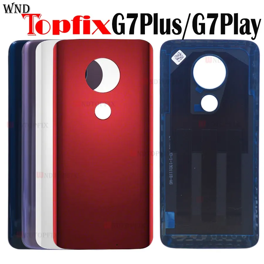 For Moto G7 Power Back Battery Cover Rear Door Panel G7 Plus Housing