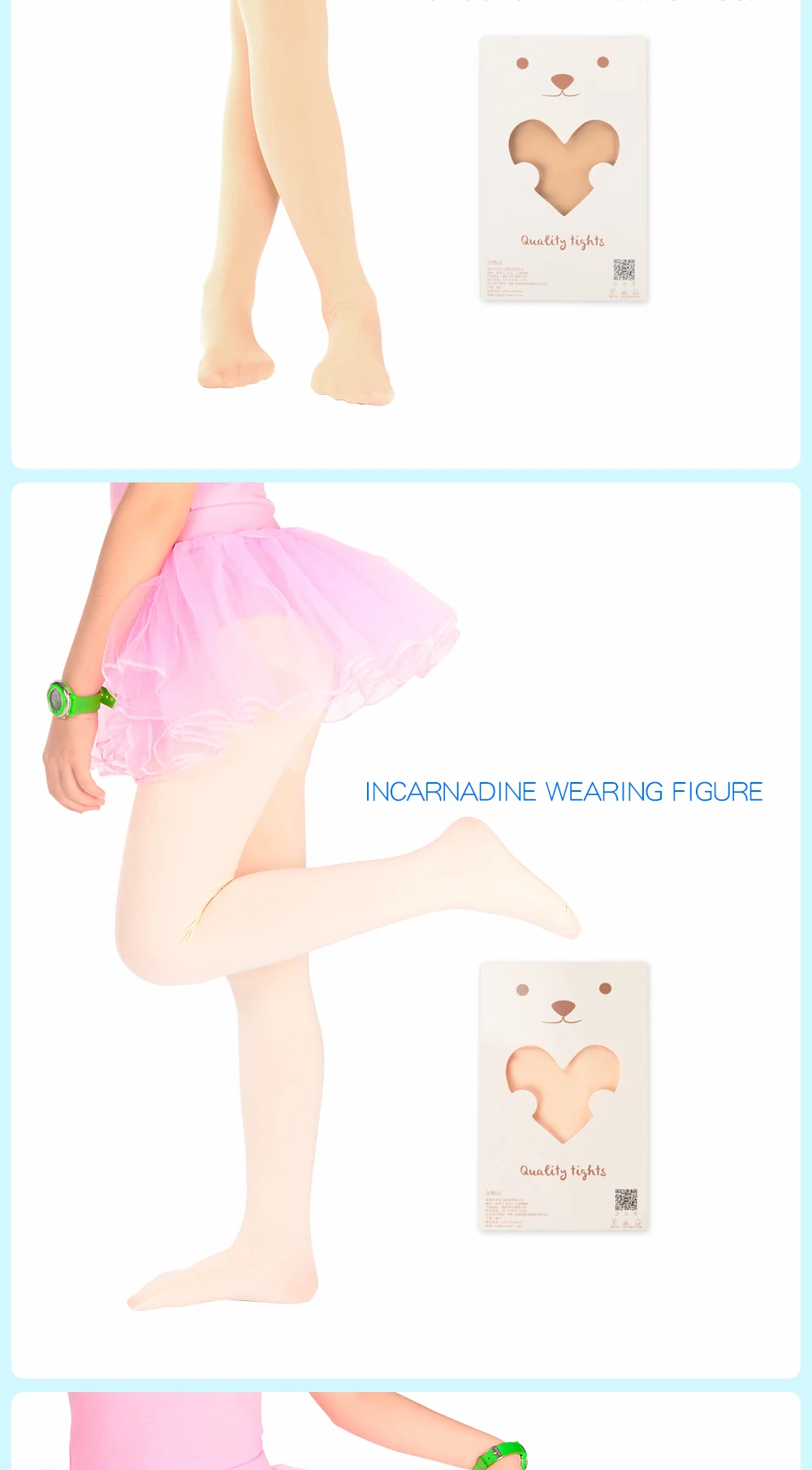 Branca das Crianças Cor da Carne Primavera Meia-calça Ballet Dança Collants Meninas Crianças Veludo Cor Sólida 2020 6 crianças meia-calça ballet dança collants meninas crianças