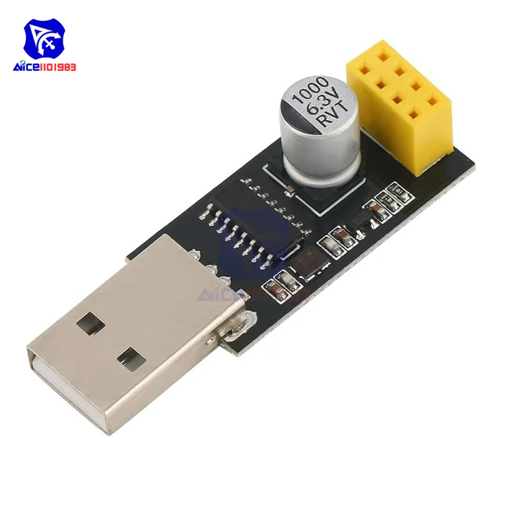 CH340 CH340G USB к ESP8266 ESP01 ESP01S Серийный адаптер WI-FI беспроводной bluetooth-модуль развитию программист для Arduino