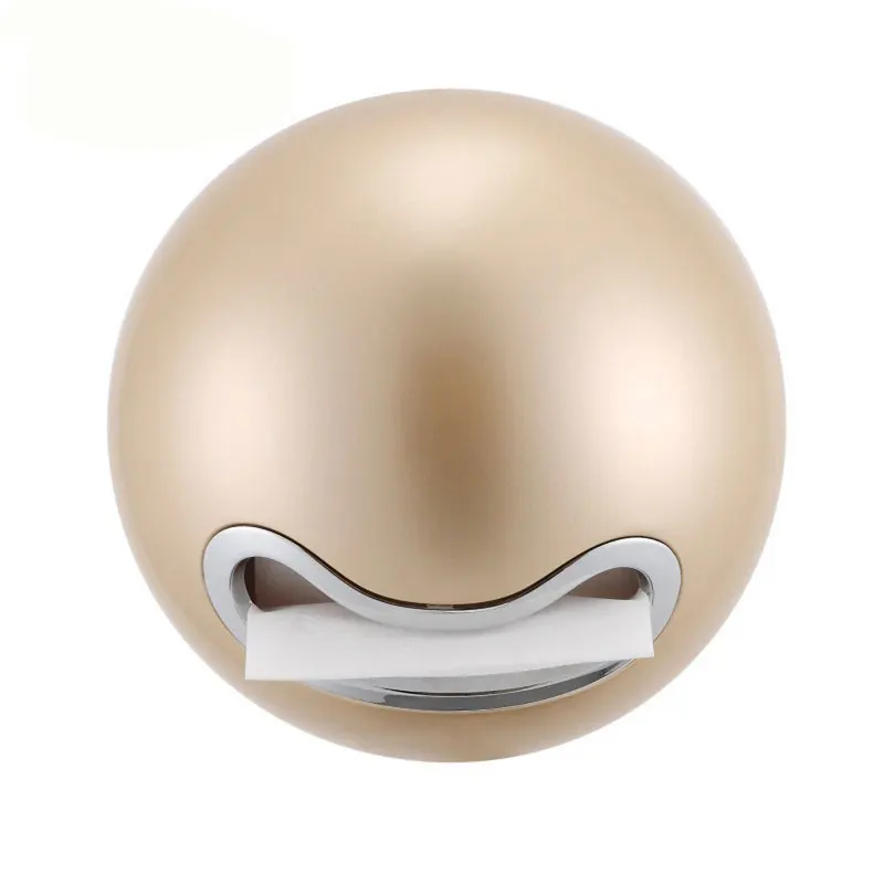 

Bathroom Toilet Tissue Paper Holder Waterproof Ball Shaped Roll Paper Box Holder Wall Mounted Bath Toilet Storage Box Toilet