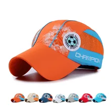 Корейская ультра-тонкая Водонепроницаемая быстросохнущая ткань, летняя кепка для девочек и мальчиков, унисекс, быстросохнущая сетчатая Кепка, кепка для бега, дышащие шапки