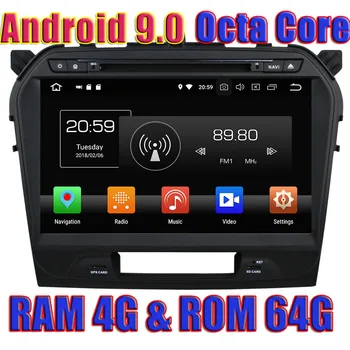 

WANUSUAL Android 9.0 GPS Navigation For Suzuki Vitara 2015 2016 2017 Radio Player 2 Din Multimedia Magnitol DVD Octa Core Video