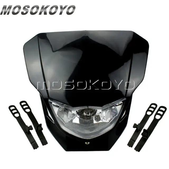 Dirt Bike Dual Sport Motorcycle Headlight Headlamp For SUZUKI RM 125 250 DRZ400 Dirt Bike Dual Sport Motorcycle Headlight Headlamp For SUZUKI RM 125 250 DRZ400