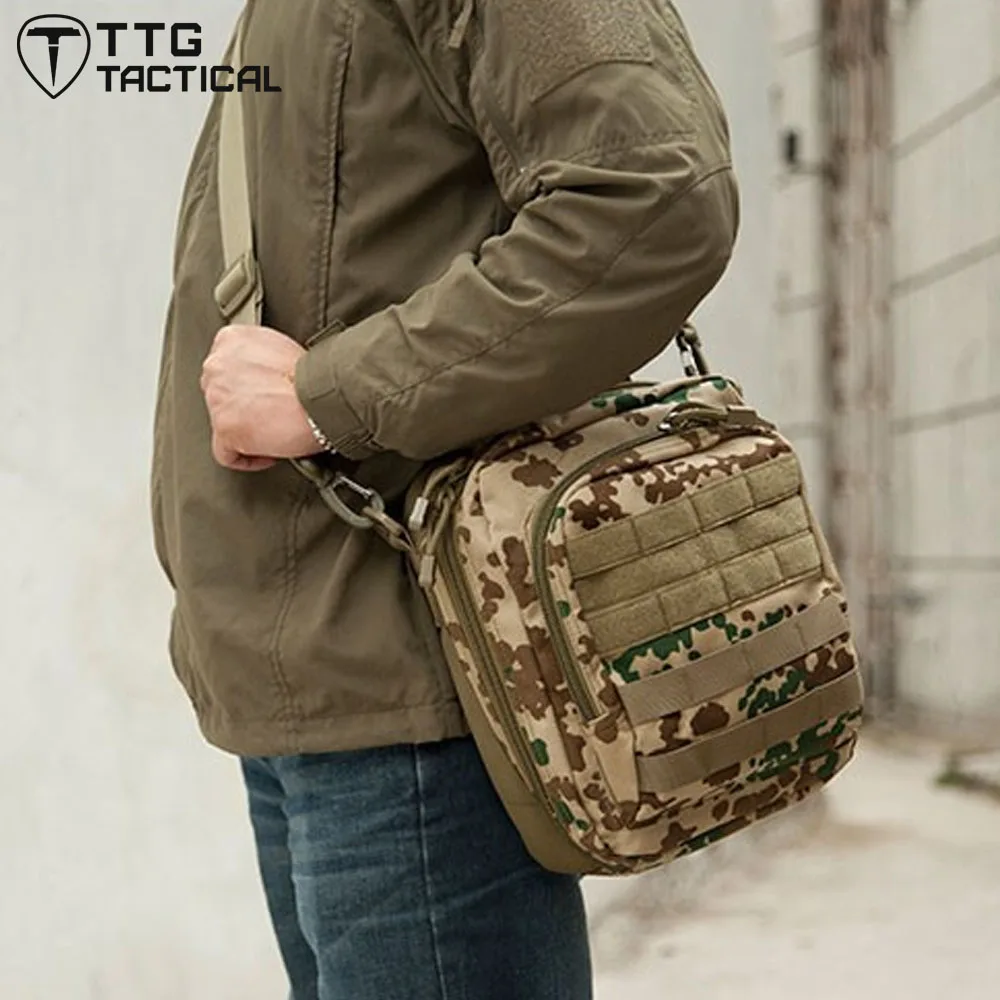 

Molle Military Combat SLR Camera Bag Multi-functional Army Combat Single Shoulder Messenger Bag Made of Cordura Nylon 1000D