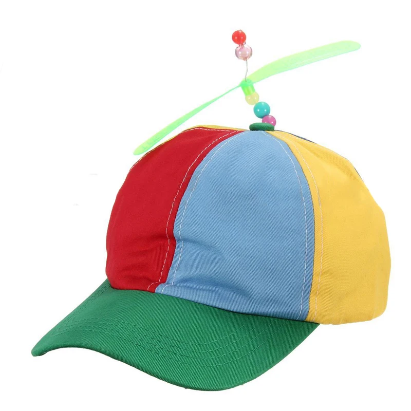 Adjustable Propeller Ball Baseball Cap Hat Colorful Propeller Adult Children Boys Girls Snapback BBYES