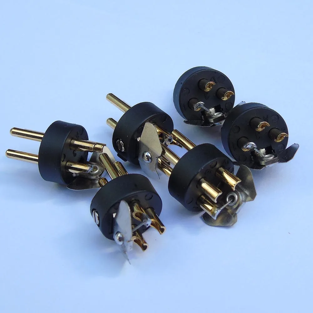 Xlr Pinos Conector com Cauda Horizontal e Parafuso Acessórios de Alta Qualidade 10 Pcs por Lote