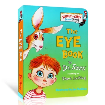 

Dr Seuss Series-The Eye Book educational toys for children English picture story Cardboard book for baby learning english