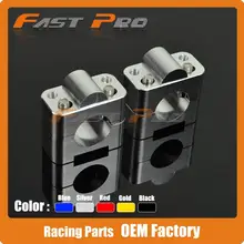 CNC алюминиевый руль жир бар стояки Крепление Зажим адаптер 22 мм до 28 мм для питбайк мотоцикл мотокросс эндуро ATV Quad