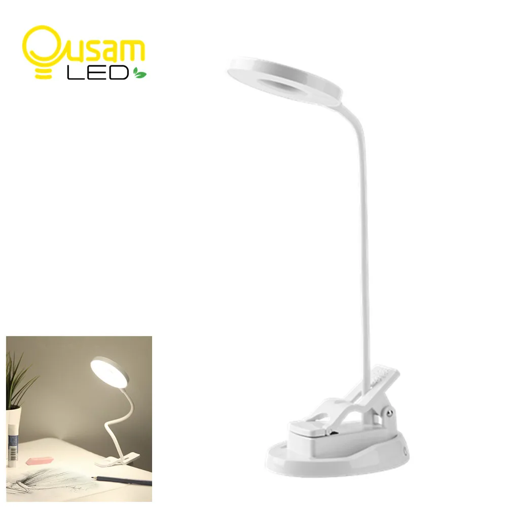 Intelligent Desk LED Lamp With Remote Control Table Clip Night Light