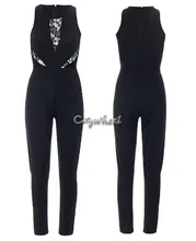 black long pants bodysuit