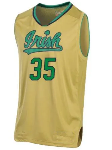 

#35 Bonzie Colson Notre Dame Fighting Irish College Mens Basketball Jersey Embroidery Stitched Custom Any name and number