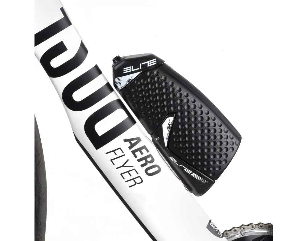 

Elite Crono CX Kit TT Tri Aero Bottle & Carbon Water Bottle Cage 500ml