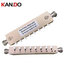 10 Вт пресс для ключей 0-90 дБ регулируемый радиочастотный аттенюатор N разъем DC-3G затухание Разъем RF коаксиальный разъем аттенюатор