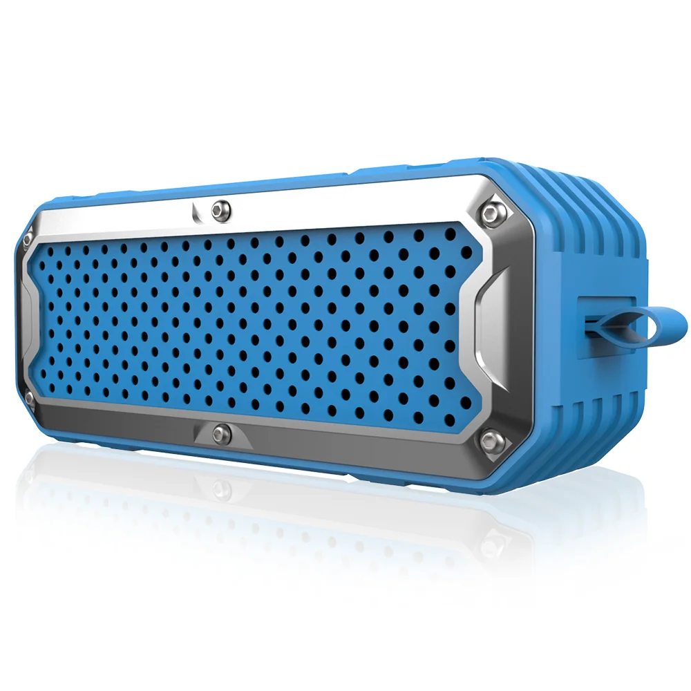 ZEALOT S6 открытый стерео бас Bluetooth динамик беспроводной сабвуфер AUX TF карта MP3 играть с микрофоном - Цвет: Blue