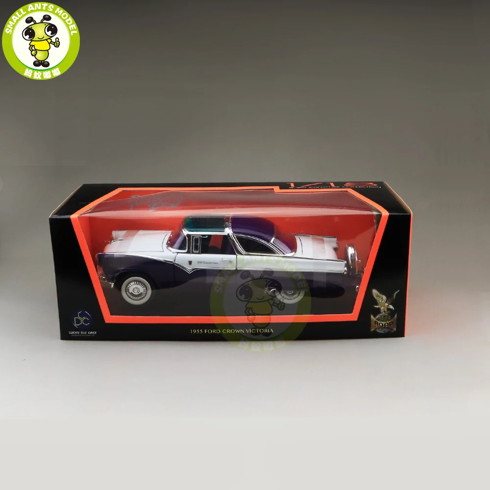 1/18 1955 Ford Crown Victoria Road Фирменная литая модель автомобиля игрушки для мальчиков и девочек подарок