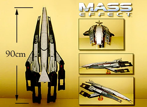 

3D Paper Model Mass Effect NormandySR Spacecraft