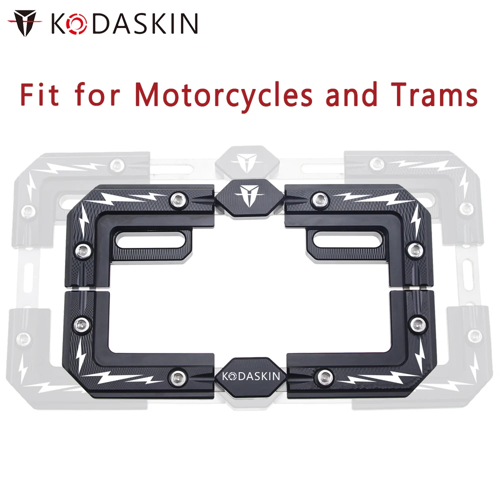 

KODASKIN License Plate Frame Fit for Motorcycles and Trams