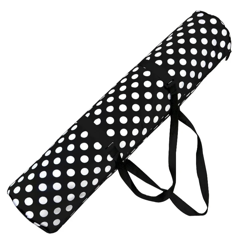 Multifunctional Waterproof Yoga Mat Bag PVC Black Nylon Pilates Carrier