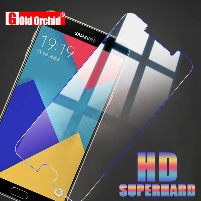 

Gold Orchid 9H For Samsung Galaxy A3 A5 A7 2016 2017 Tempered Glass HD 2.5D For Samsung Galaxy A8 2018 A9 Screen Protector