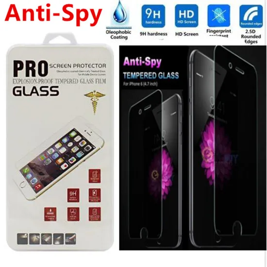 New for iPhone 6 4.7" Top Quality Premium Privacy Anti Spy Real Tempered Glass Screen Protector Protective Film iPhone6 | Мобильные