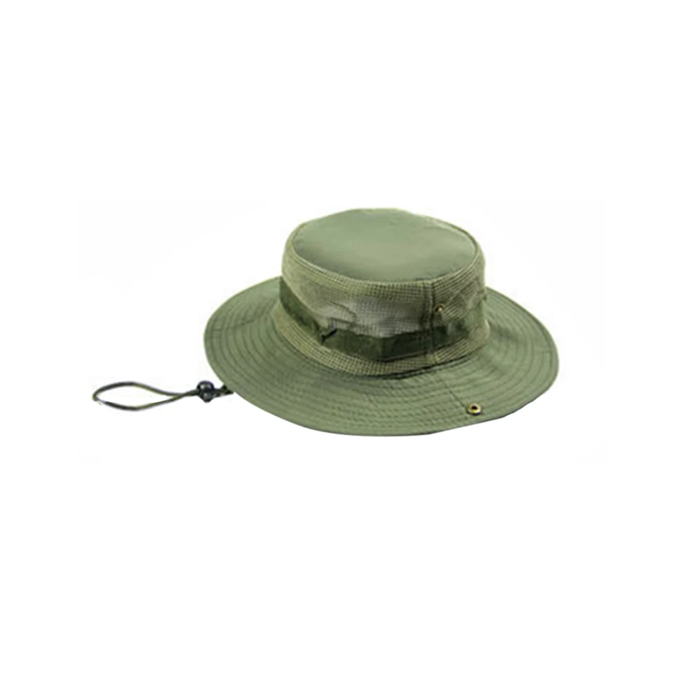 

Sunscreen Hats Summer Sun Hat Casual Outdoor Bonnet Cap Foldable Mountaineering Man Women Unisex Solid Color Flat Top Green