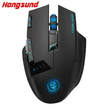 Hongsund C50 беспроводная мышь настольный компьютер игровая мышь интернет led CF профессиональная 7d USB мышь